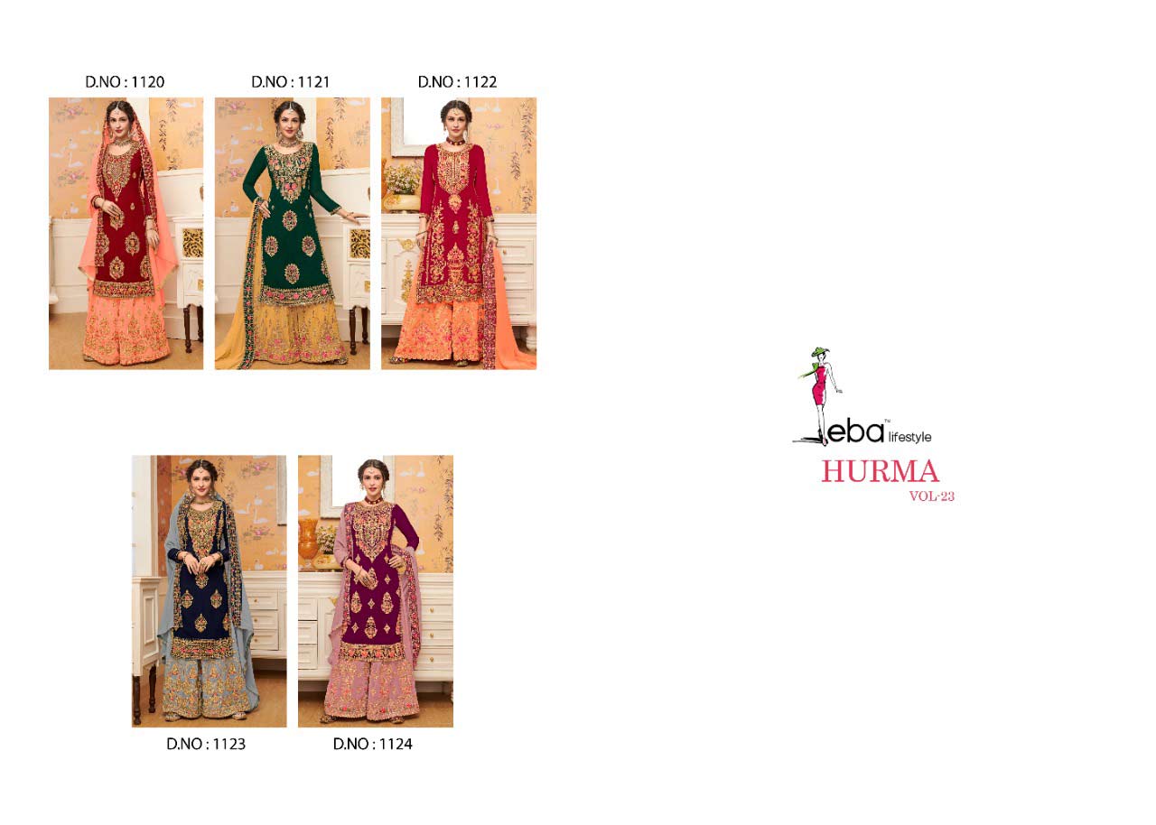 Eba Lifestyle Hurma Vol-23 Georgette Suit Catalog Eba Lifestyle Hurma Vol-23 Georgette Suit Catalog